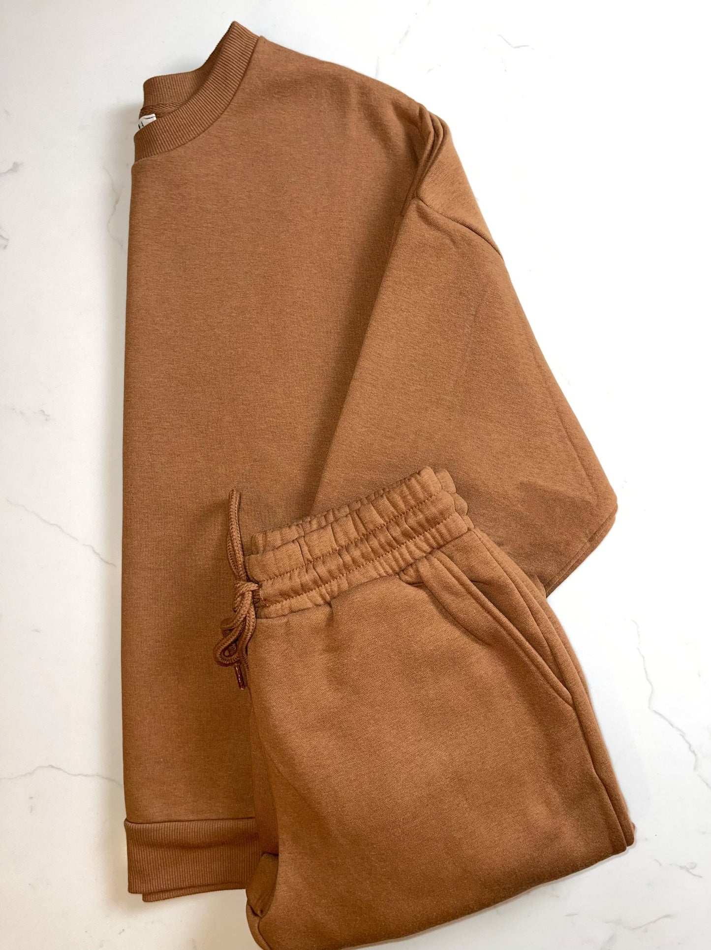 Double Take Jogger Set (Brown) - The Signature Fit