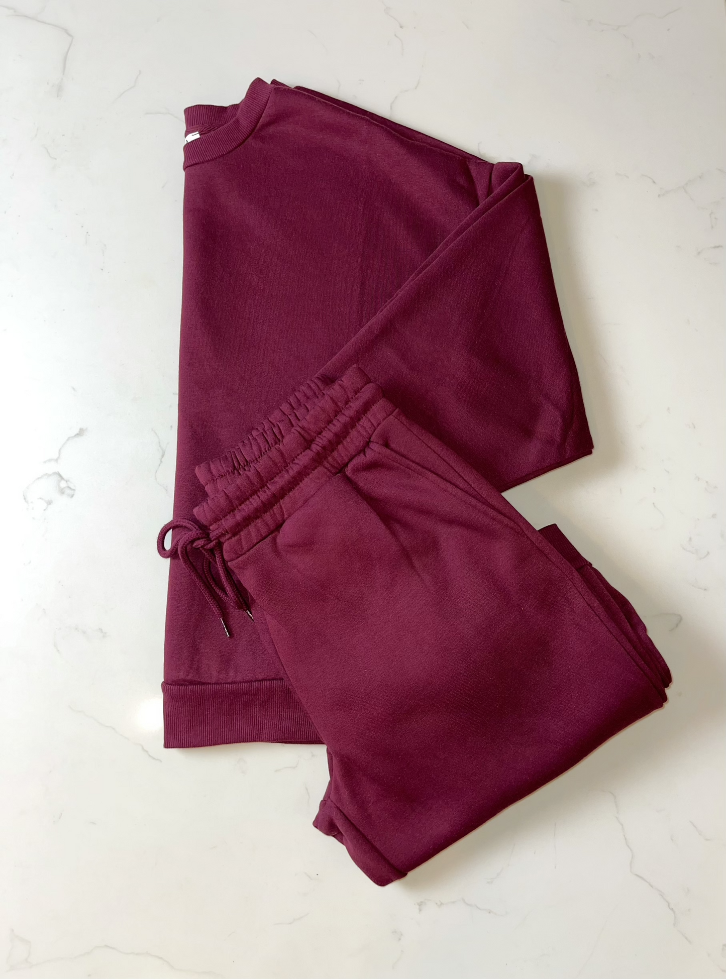 Double Take Jogger Set (Burgundy) Pre-Order - The Signature Fit